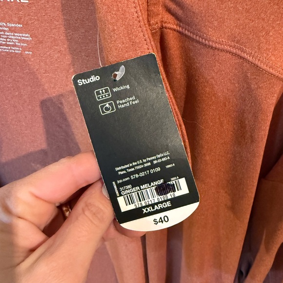 Rust Orange Zip-Up Jacket xxl - Picture 9 of 9